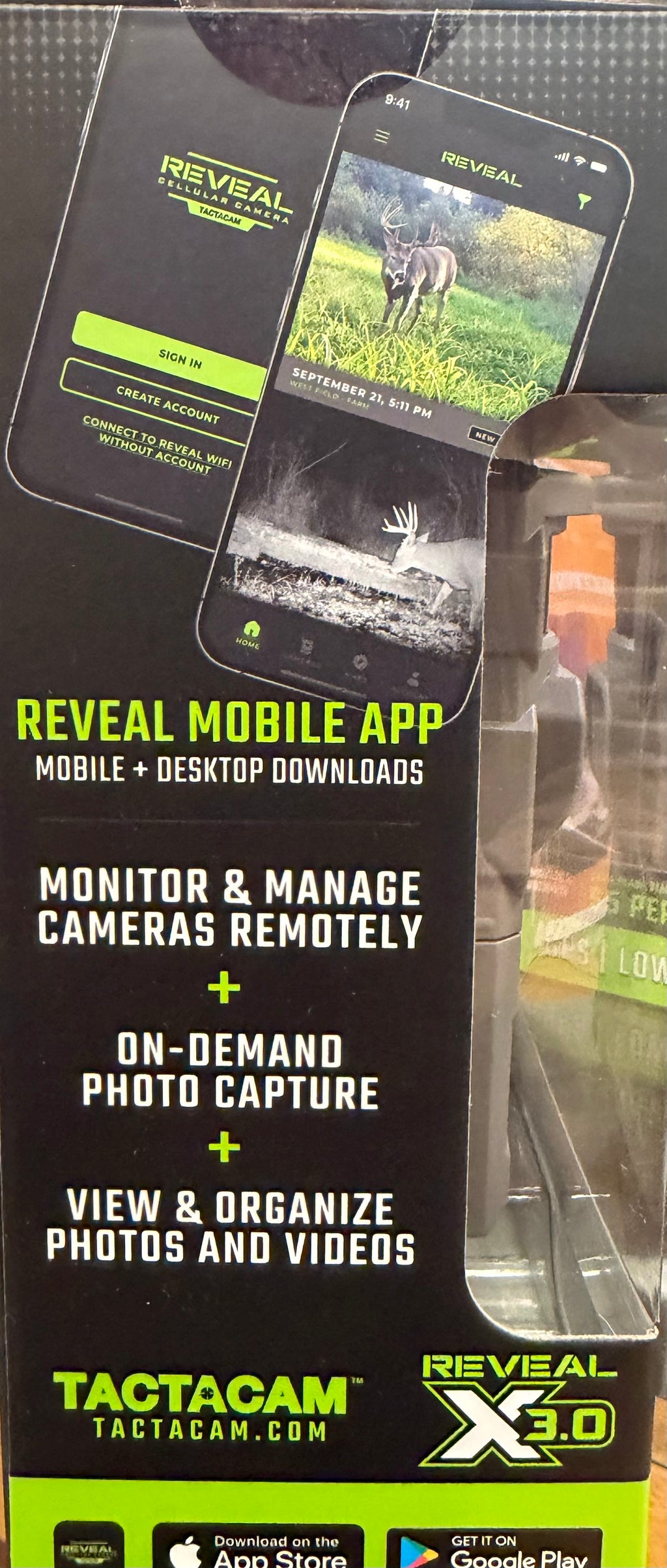 TACTACAM REVEAL CELLULAR CAMERA X3.0